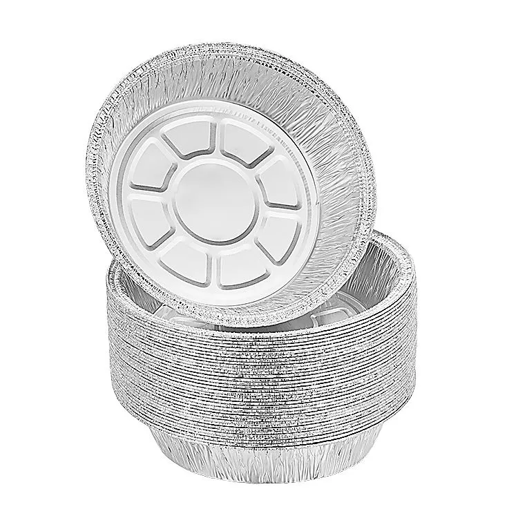 7 hüvelykes kerek fóliatálcák